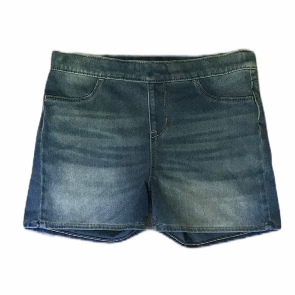 Old Navy Stretchy Jean Shorts Teen Tween Girls 16 Adjustable Waist